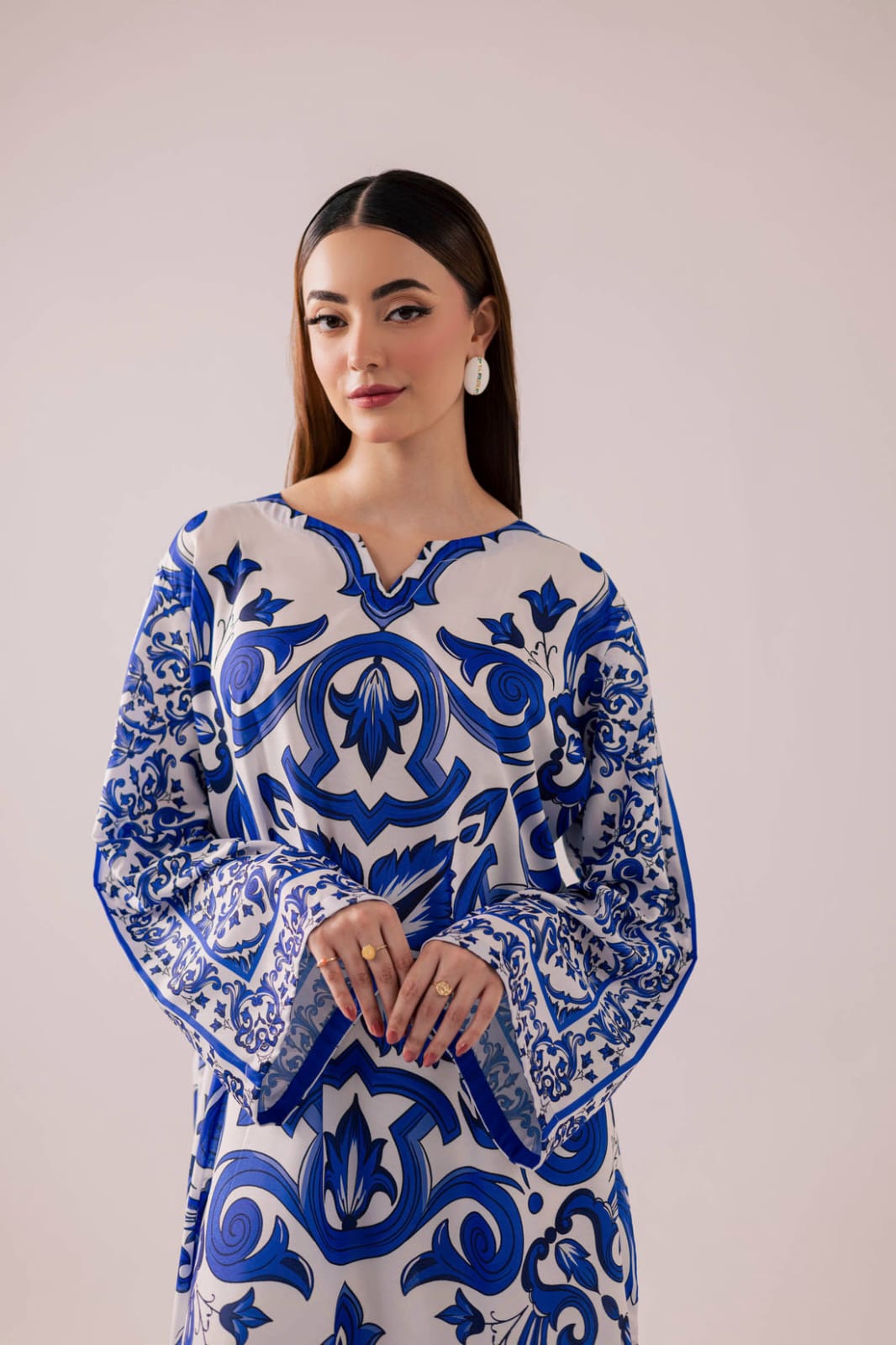 KF39 - Printed Kaftaan